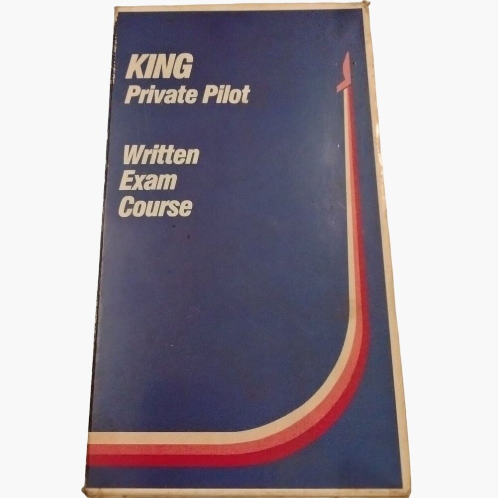 King Private Pilot Written Exam Course Vintage VHS Flight School